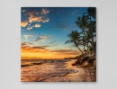  Beach Sunset - Framed Canvas 