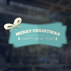 Christmas storefront Stickers