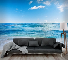 Beach - Printed Wallpaper with vivid colors