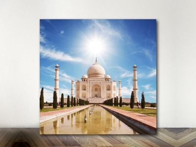 Taj Majal  - Framed Canvas