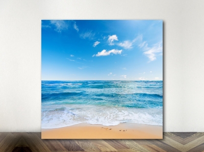 Sea Beach - Framed Canvas