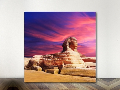 Great Sphinx Egypt  - Framed Canvas
