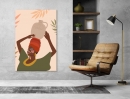  Abstract Arts Vertical Canvas 