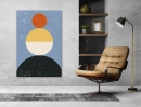  Abstract Arts Vertical Canvas 