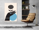  Abstract Arts Vertical Canvas 