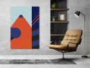  Abstract Arts Vertical Canvas 