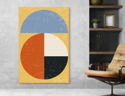 Abstract Arts Vertical Canvas 