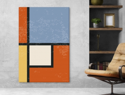 Abstract Arts Vertical Canvas 