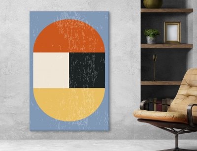 Abstract Arts Vertical Canvas 