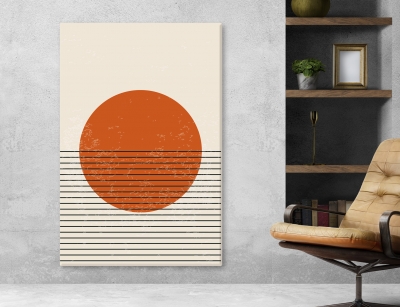 Abstract Arts Vertical Canvas 