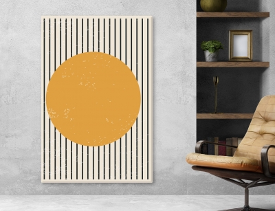 Abstract Arts Vertical Canvas 