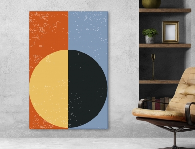 Abstract Arts Vertical Canvas 
