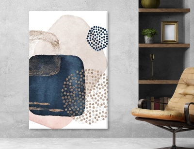Abstract Arts Vertical Canvas 