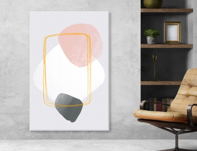 Abstract Arts Vertical Canvas 