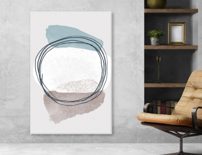 Abstract Arts Vertical Canvas 