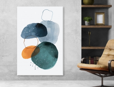 Abstract Arts Vertical Canvas 