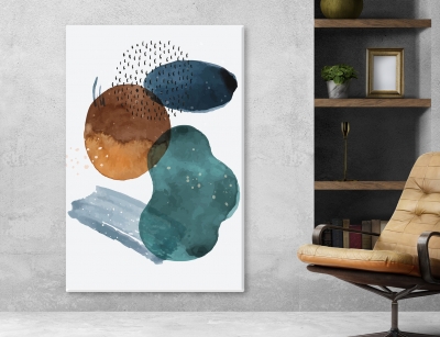 Abstract Arts Vertical Canvas 