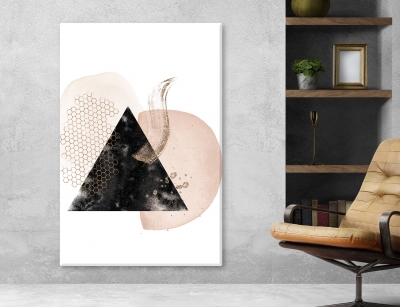 Abstract Arts Vertical Canvas 