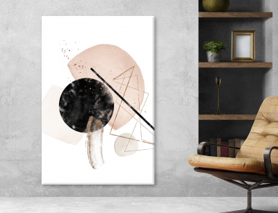 Abstract Arts Vertical Canvas 