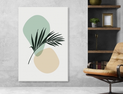 Abstract Arts Vertical Canvas 