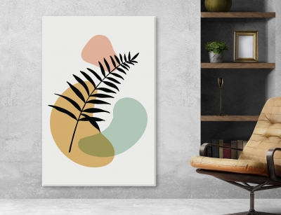Abstract Arts Vertical Canvas 