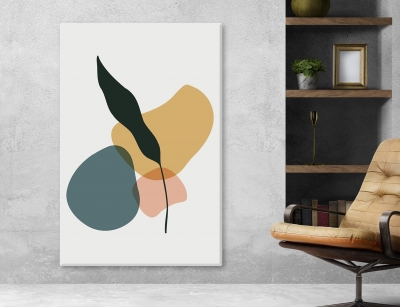 Abstract Arts Vertical Canvas 