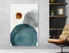 Abstract Arts Vertical Canvas 