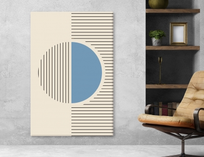 Abstract Arts Vertical Canvas 