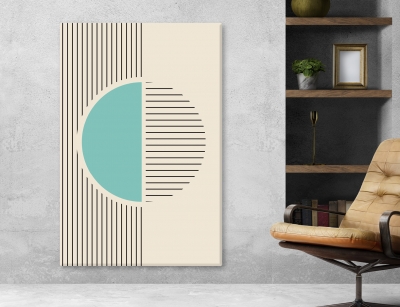 Abstract Arts Vertical Canvas 