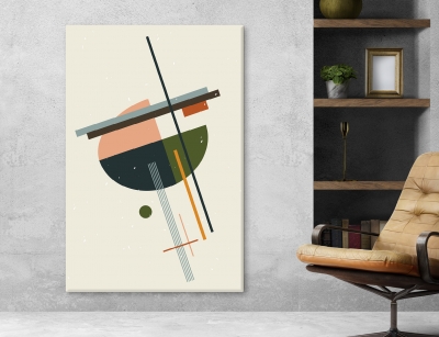Abstract Arts Vertical Canvas 