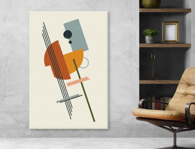 Abstract Arts Vertical Canvas 
