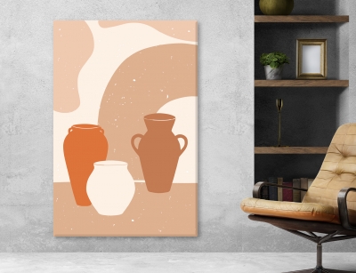 Abstract Arts Vertical Canvas 