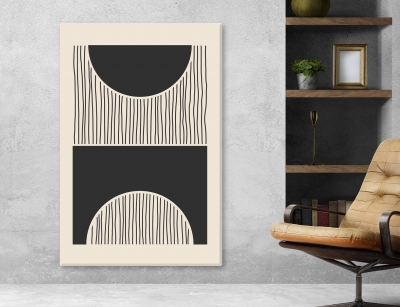 Abstract Arts Vertical Canvas 