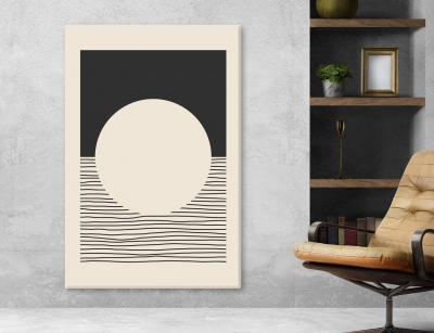 Abstract Arts Vertical Canvas 