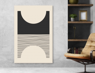 Abstract Arts Vertical Canvas 
