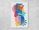  Abstract Arts Vertical Canvas 
