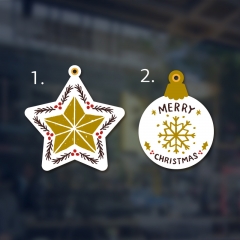 Christmas storefront Stickers